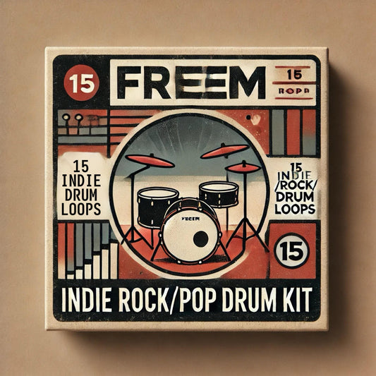 Freem Indie Rock/Pop Drum Loop Kit